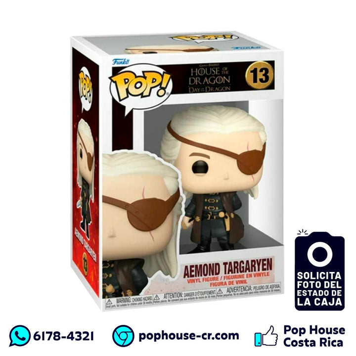 Aemond Targaryen 13 (House of the Dragon: Day of the Dragon - Game of Thrones) Funko Pop!