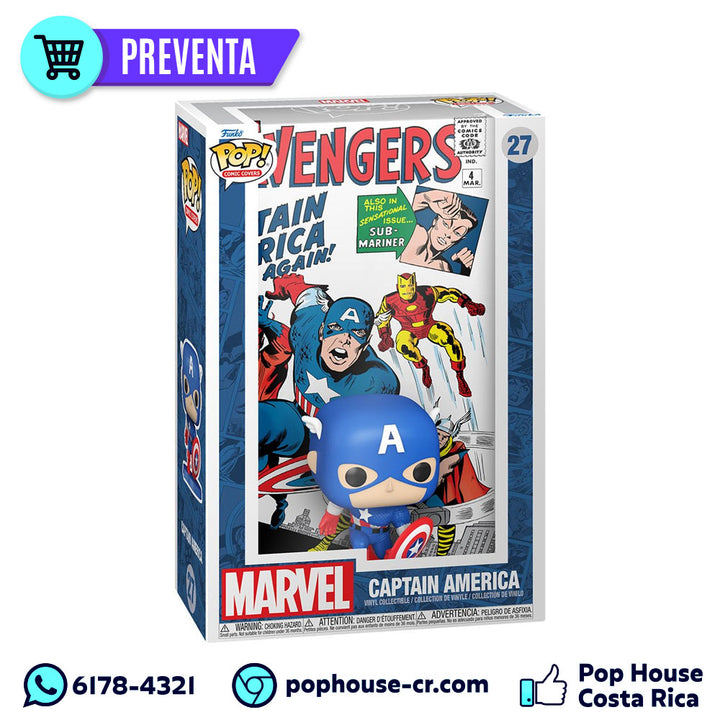 Avengers #4 Comic Cover Captain America 27 (Marvel - Comics) Funko Pop! Preventa