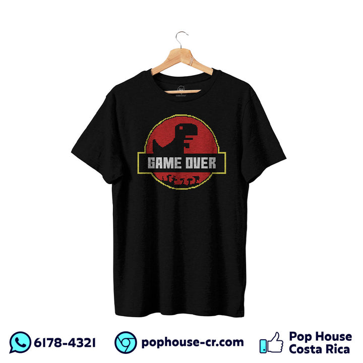 Camiseta Game Over Park (Jurassic Park - Negro) Costa Rica