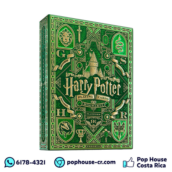 Slytherin Harry Potter Naipes Premium Verde (Cartas Theory11) Costa Rica