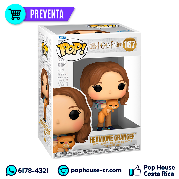 Hermione 167 (Harry Potter Prisoner Azkaban - Películas) Funko Pop! Preventa