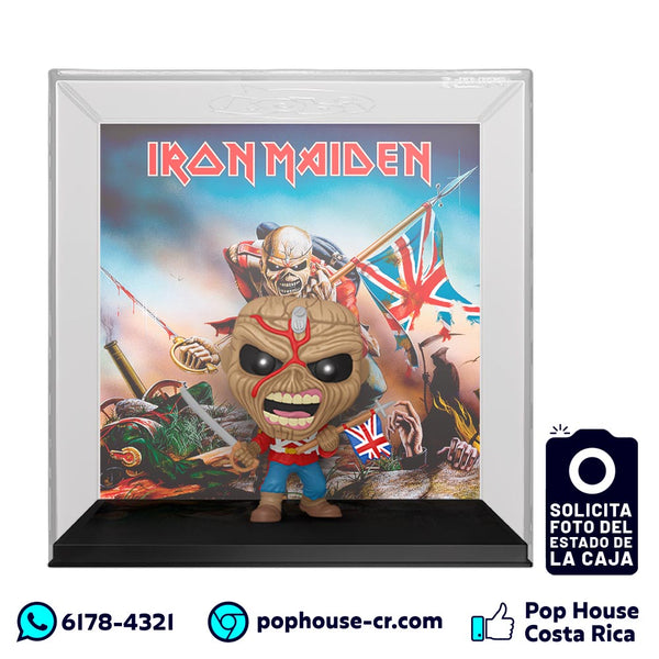 Iron Maiden The Trooper with Case 57 (Rock Album Cover - Música) Funko Pop!
