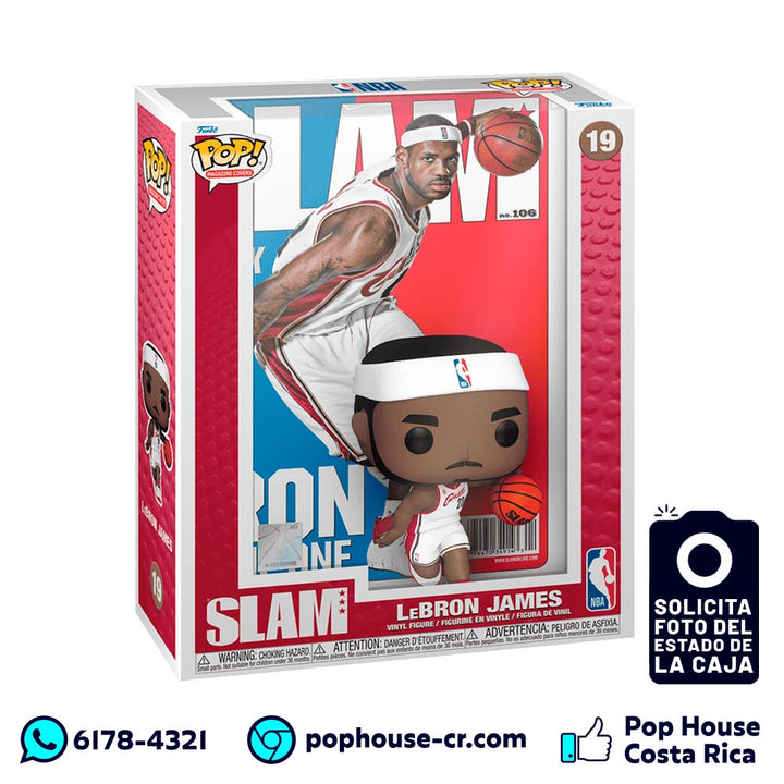 Lebron James 19 Magazine Cover Slam (NBA: Cavaliers - Deportes) Funko Pop!