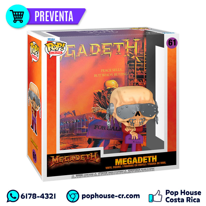 Megadeth Peace Sells 61 (Album Cover - Música) Funko Pop! Preventa