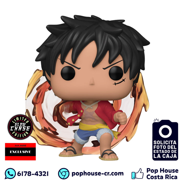 Red Hawk Luffy 1273 Limited Glow Chase Edition (AAA Anime Exclusive - One Piece) Funko Pop!