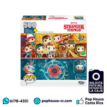 Rompecabezas Stranger Things de 500 piezas (Puzzle) Funko Games Pop!