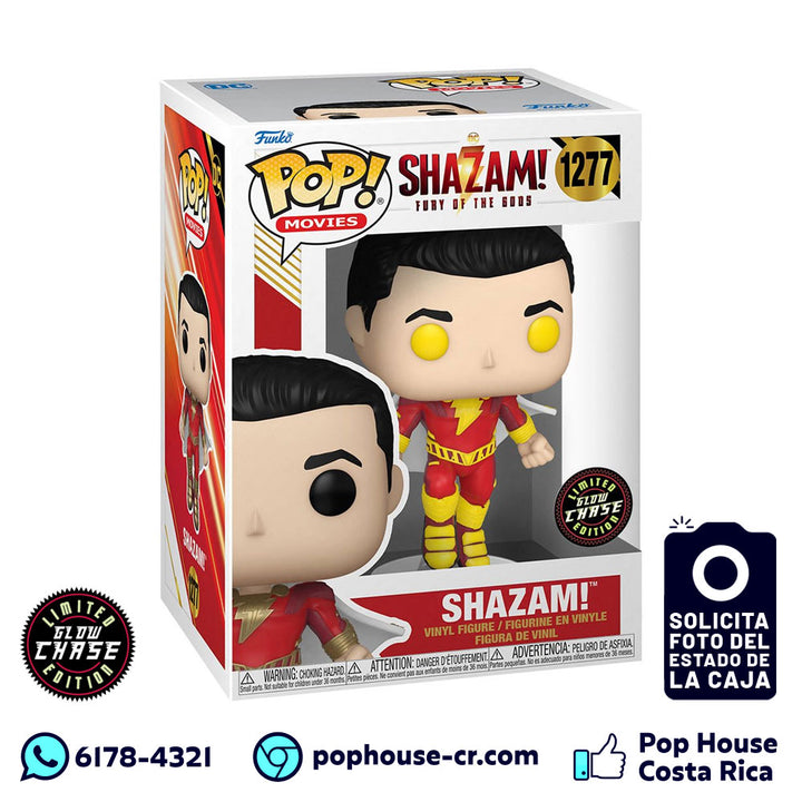 Shazam 1277 Limited Glow Chase Edition (Shazam: Fury of the Gods - DC Comics) Funko Pop!