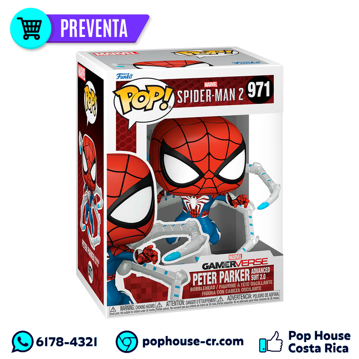 Peter Parker 971 (Spider-Man 2 Gamer Verse - Marvel) Funko Pop! Preventa