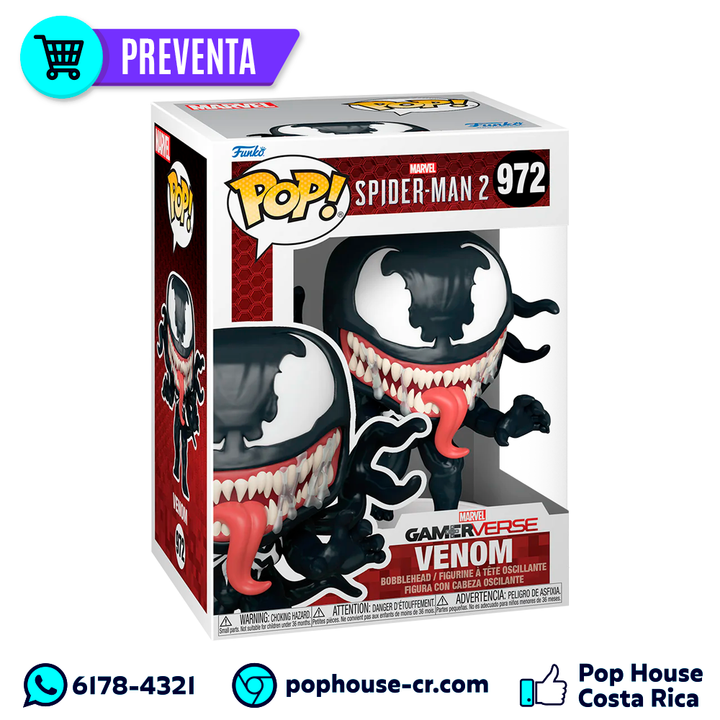 Venom 972 (Spider-Man 2 Gamer Verse - Marvel) Funko Pop! Preventa