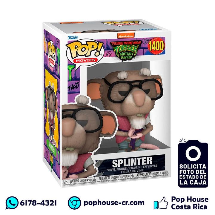 Splinter 1400 (Tortugas Ninja: Mutant Mayhem - Películas) Funko Pop!