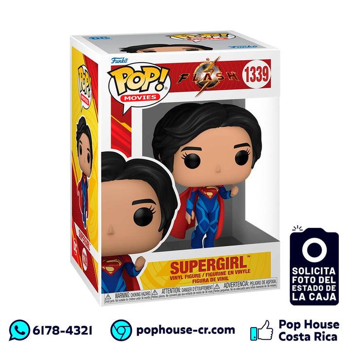 Supergirl 1339 Daños en Caja (Flash Movie - Dc Comics) Funko Pop!