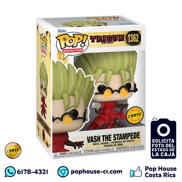 Vash the Stampede 1362 Limited Chase Edition (Trigun - Anime) Funko Pop!