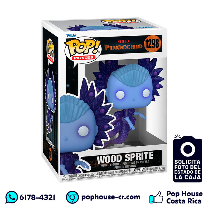 Wood Sprite 1298 (Pinocchio de Guillermo del Toro - Película Netflix) Funko Pop!