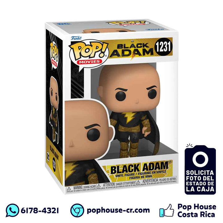 Black Adam Volando 1231 (Black Adam – DC Comics) Funko Pop! Costa Rica