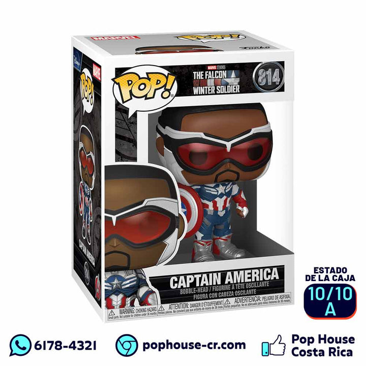 Capitan America 814 (The Falcon and Winter Soldier – Marvel) Funko Pop!