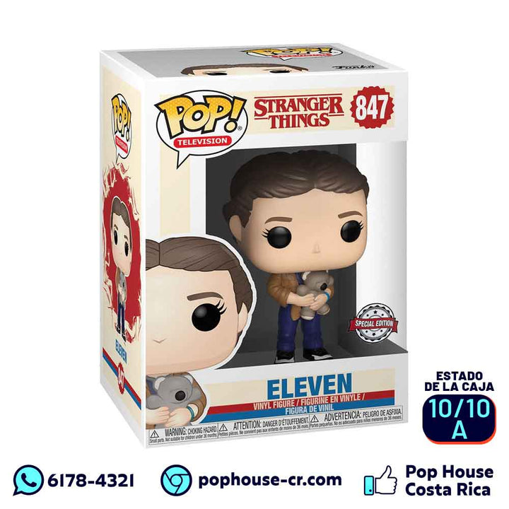 Eleven with Bear 847 (Special Edition - Stranger Things) Funko Pop!