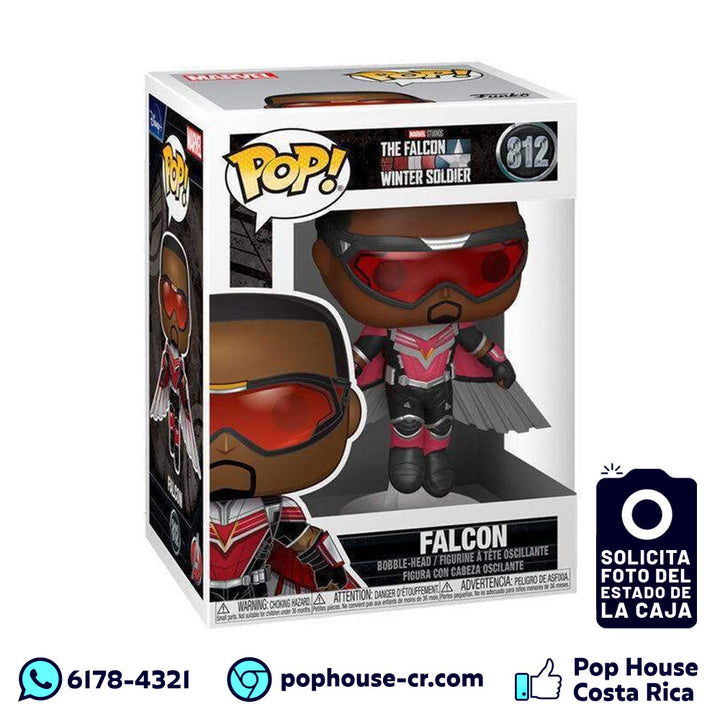 Falcon Volando 812 (The Falcon & Winter Soldier - Marvel) Funko Pop!