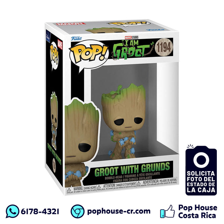 Groot with Grunds 1194 (I Am Groot - Marvel) Funko Pop!