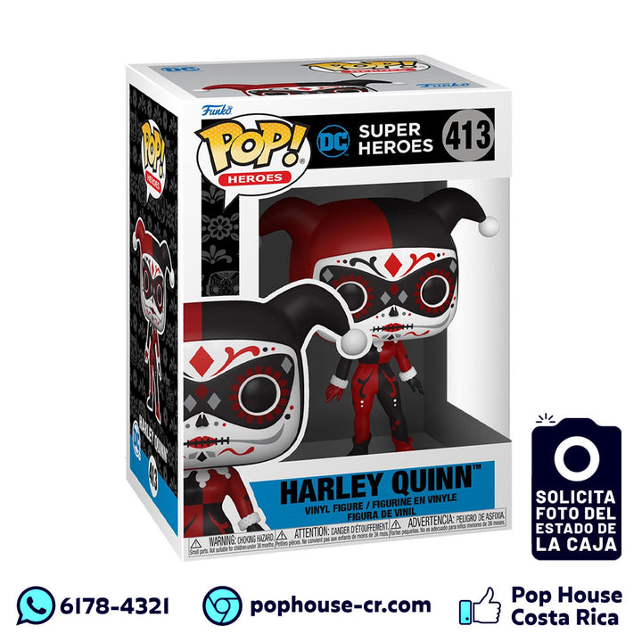 Harley Quinn 413 (Día de los Muertos - DC Comics) Funko Pop!
