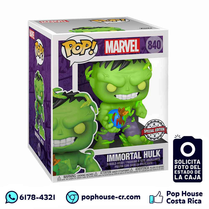 Immortal Hulk 840 de 6" Pulgadas (Special Edition - Marvel) Funko Pop!