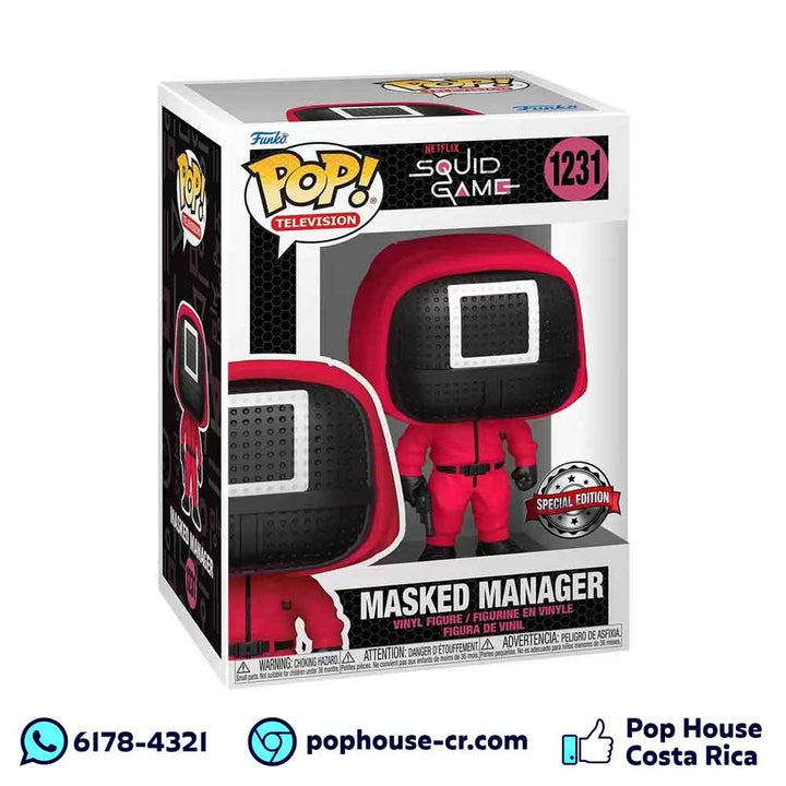 Masked Manager 1231 (Special Edition - Juego del Calamar (Squid Game) Funko Pop! 