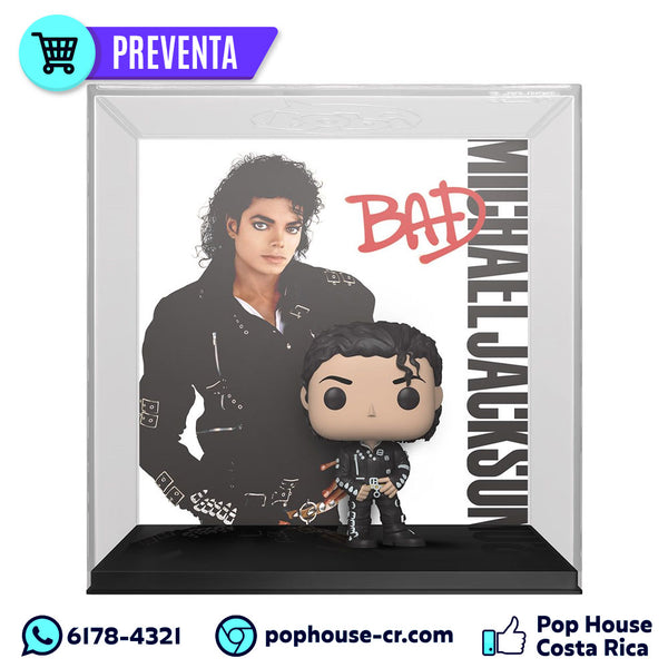 Michael Jackson Bad 56 (Album Cover - Música) Funko Pop! Preventa