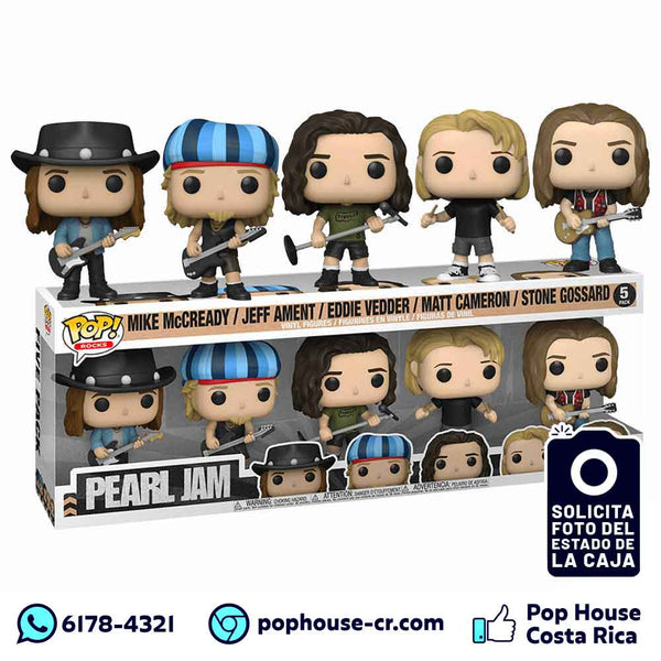 Pearl Jam 5 Pack (Pearl Jam – Música) Funko Pop!