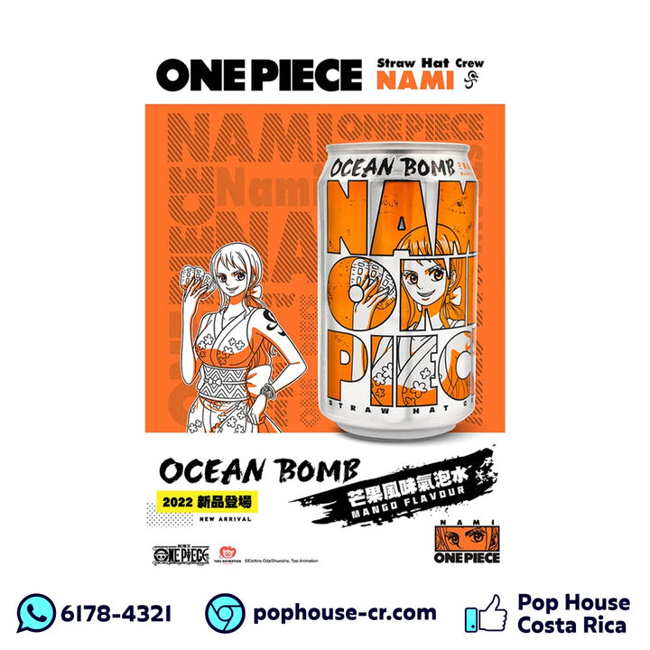 Refresco One Piece Nami de Mango (Ocean Bomb - Anime)