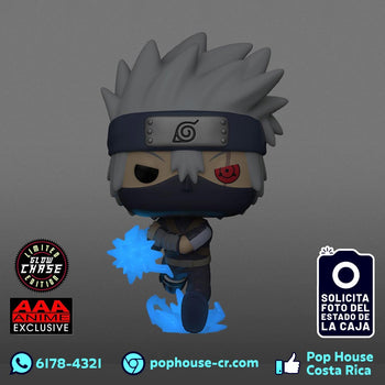 Young Kakashi Hatake with Chidori 1199 Limited Glow Chase Edition (AAA Anime Exclusive – Naruto) Funko Pop!